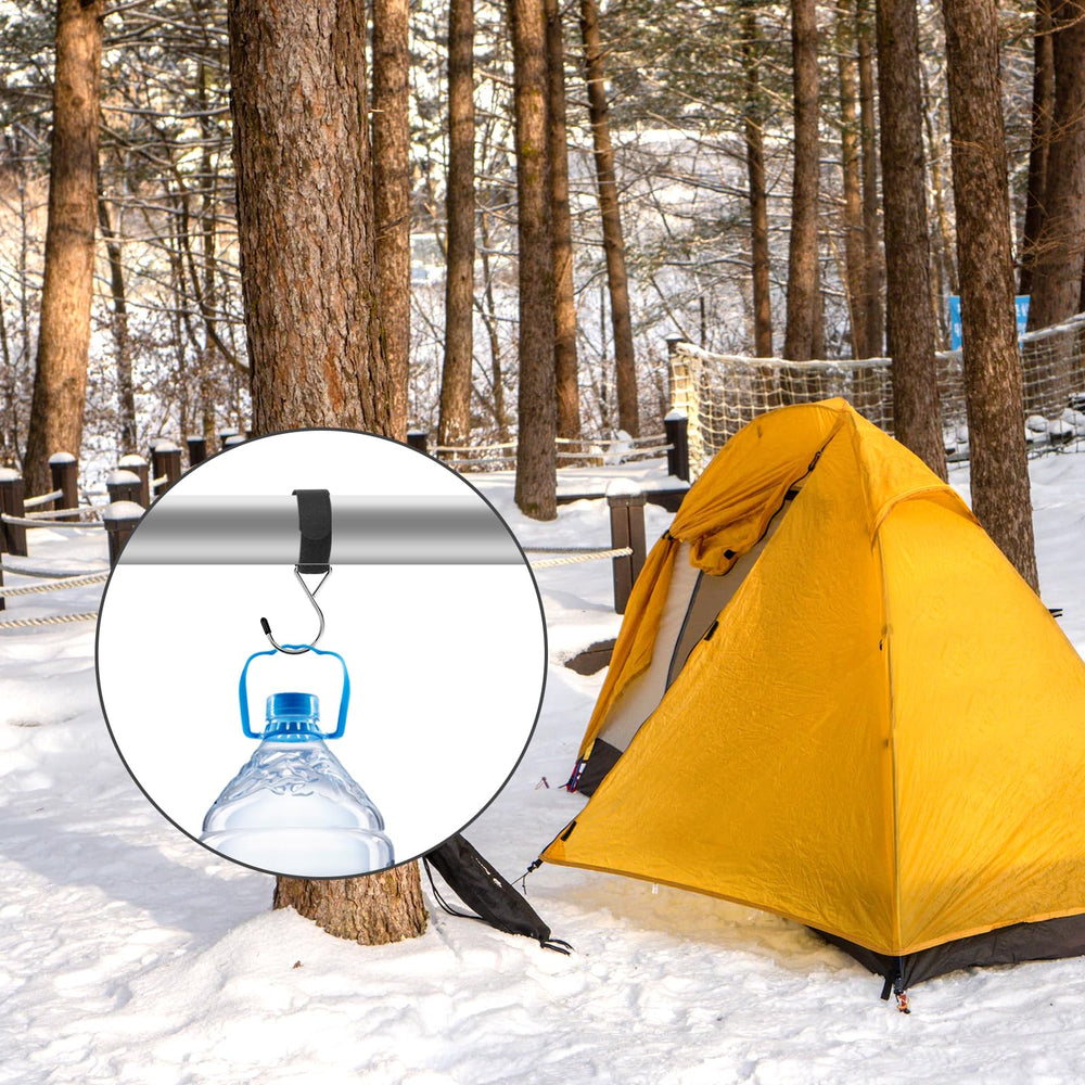Easy installation on ice shelter pole with PEUTIER hooks