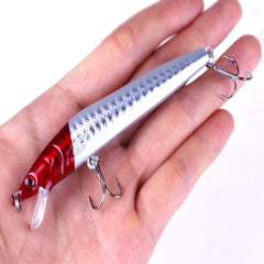 Lures arranged to show different colors for various water layers