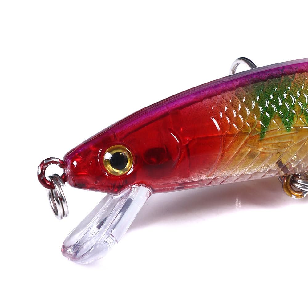 Lures designed for freshwater bass, trout, salmon, and pike