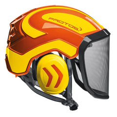 Pfanner Protos arborist helmet side view for better visibility on the job