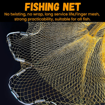 Pfeibk weighted nylon cast net sinks quickly for efficient baiting.