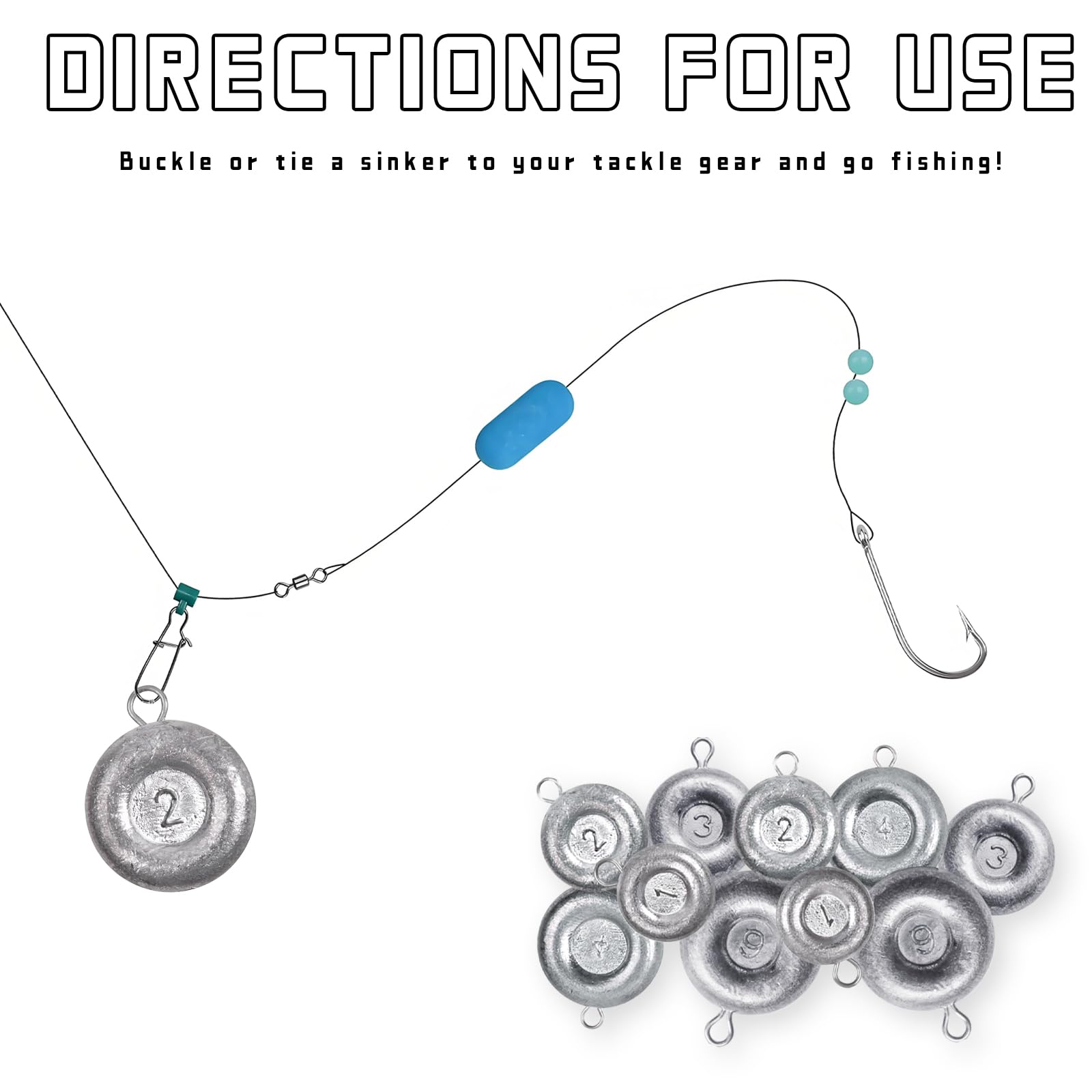 Pfeibk coin sinker surf fishing 24-piece set