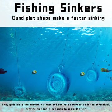 Pfeibk disc sinker weight 4oz, 10pcs