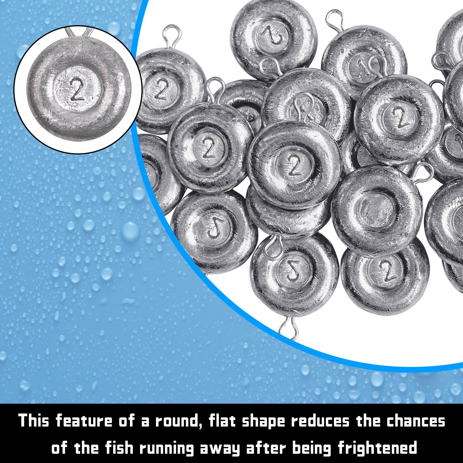 Pfeibk saltwater bottom fishing weight 1oz–5oz