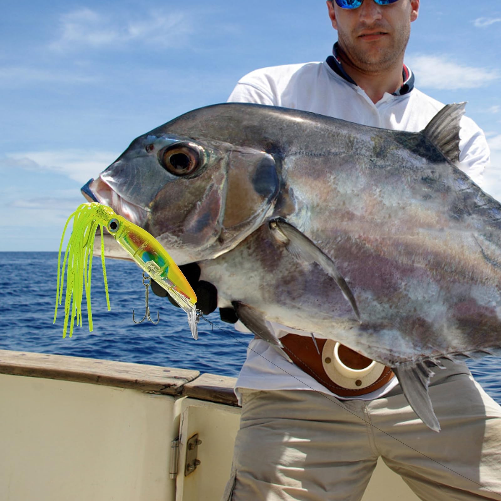 Deep sea fishing with Pfeibk lures in action