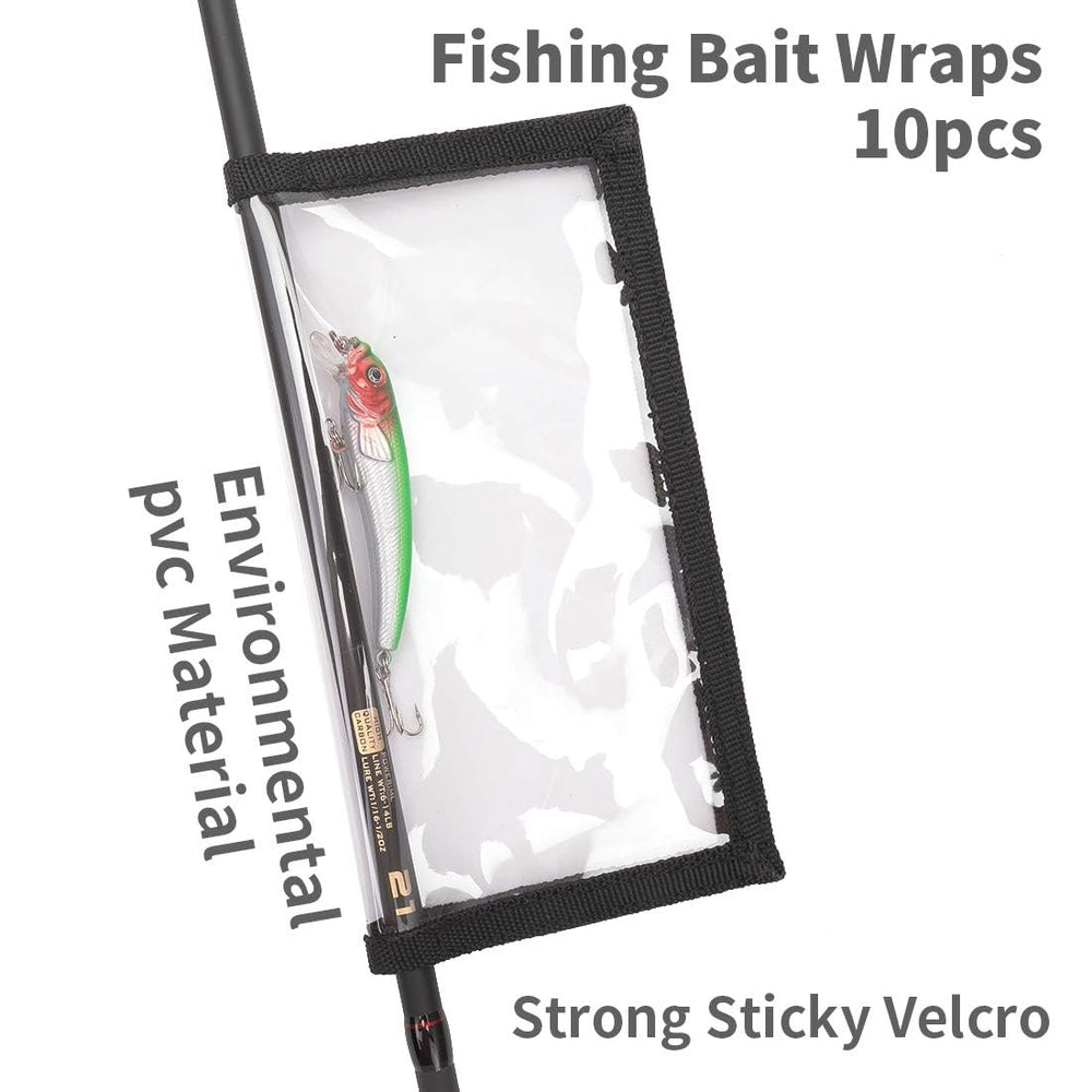 Durable puncture-resistant clear PVC material for lure wraps