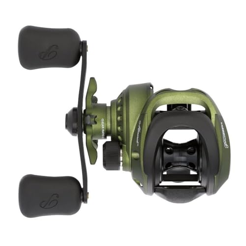Pflueger Monarch 90mm bowed handle offers a secure grip and precise control.