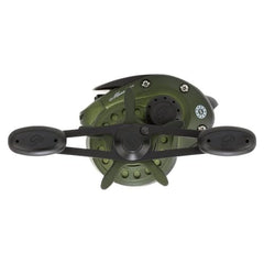 Pflueger Monarch machined aluminum spool for durable, reliable casting.
