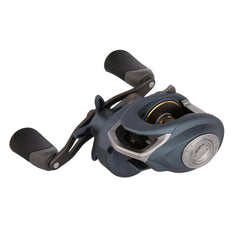 Pflueger President baitcast reel front view, compact low-profile design for easy handling.