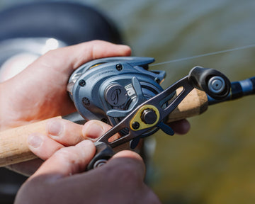 Pflueger President line capacity infographic detail for mono and braid