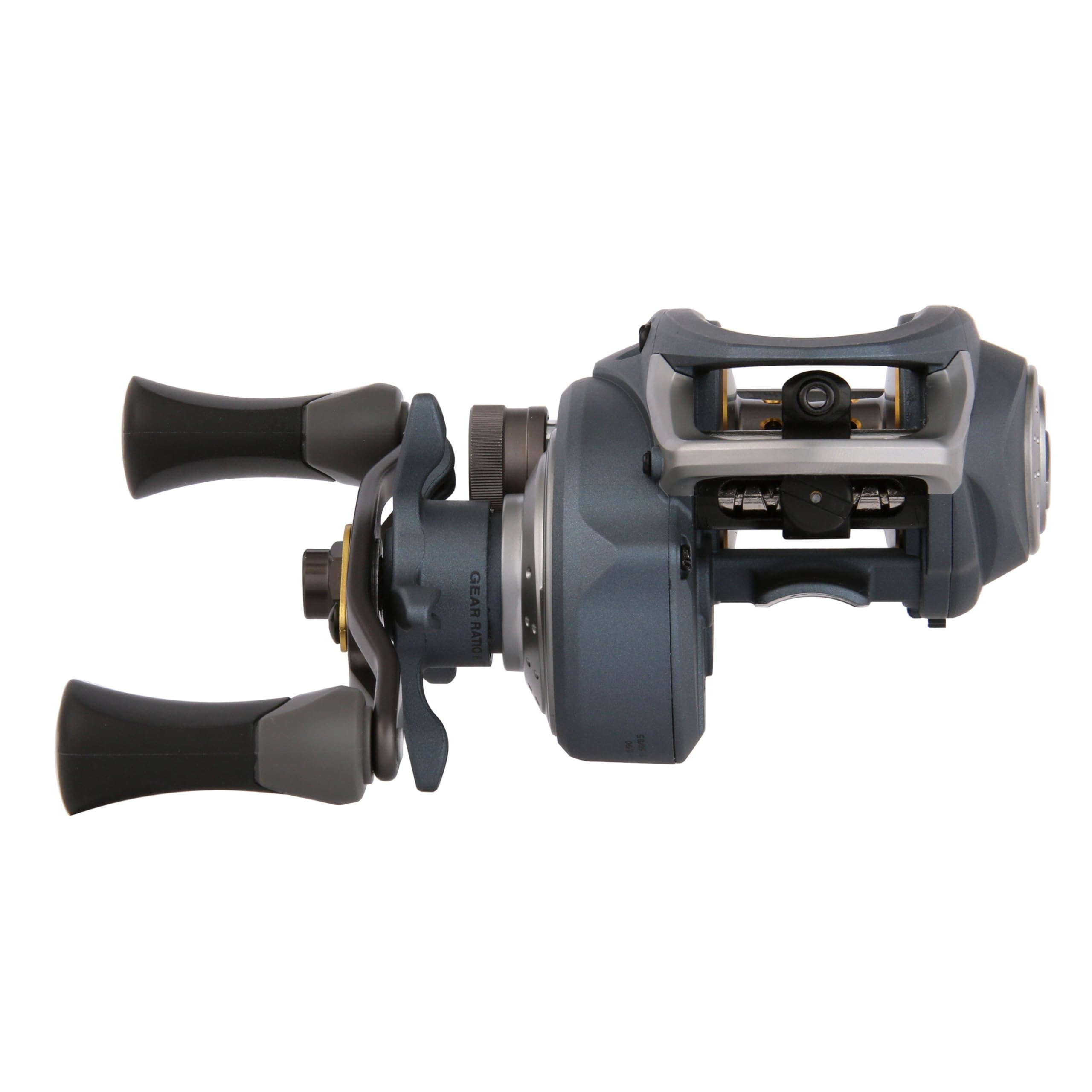 Pflueger President right-hand handle view for comfortable casting