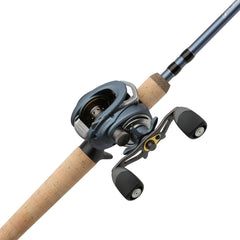 Pflueger President baitcast reel close-up, highlighting smooth operation for versatile fishing.