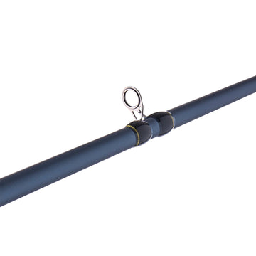 Pflueger President double-foot hook keeper keeps baits ready for action.