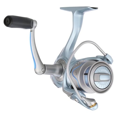 Pflueger President Ladies Edition braid-ready spool for versatile line options.