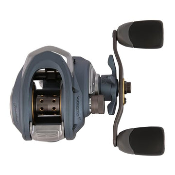 Pflueger President reel drag star and 6+1 bearings ensure smooth retrieves.