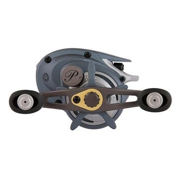 Pflueger President reel graphite frame and aluminum spool deliver durable, lightweight performance.