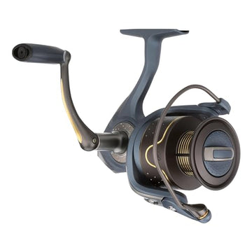 Pflueger President aluminum handle image shows comfortable right/left handed operation.