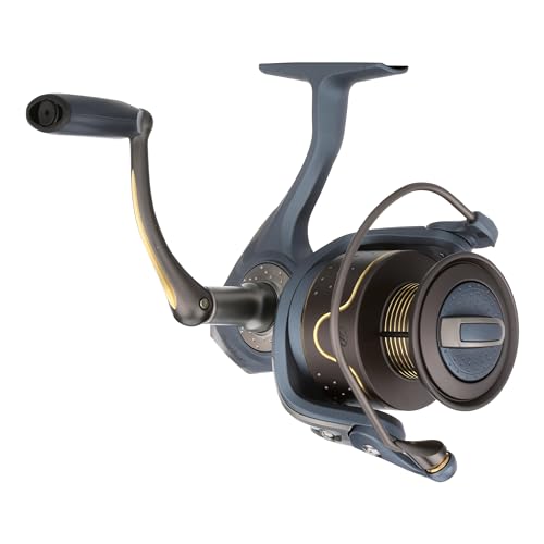 Pflueger President aluminum handle image shows comfortable right/left handed operation.