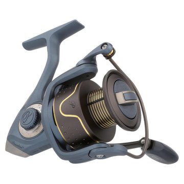 Pflueger President size 40 reel close-up, showcasing smooth operation for versatile freshwater fishing.