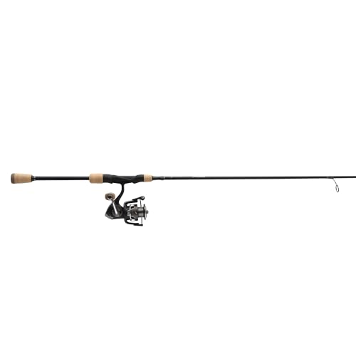 Pflueger President XT graphite rod offers lightweight feel for all-day casting.