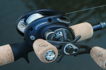 Pflueger President XT externally adjustable magnetic brake for precise casting.