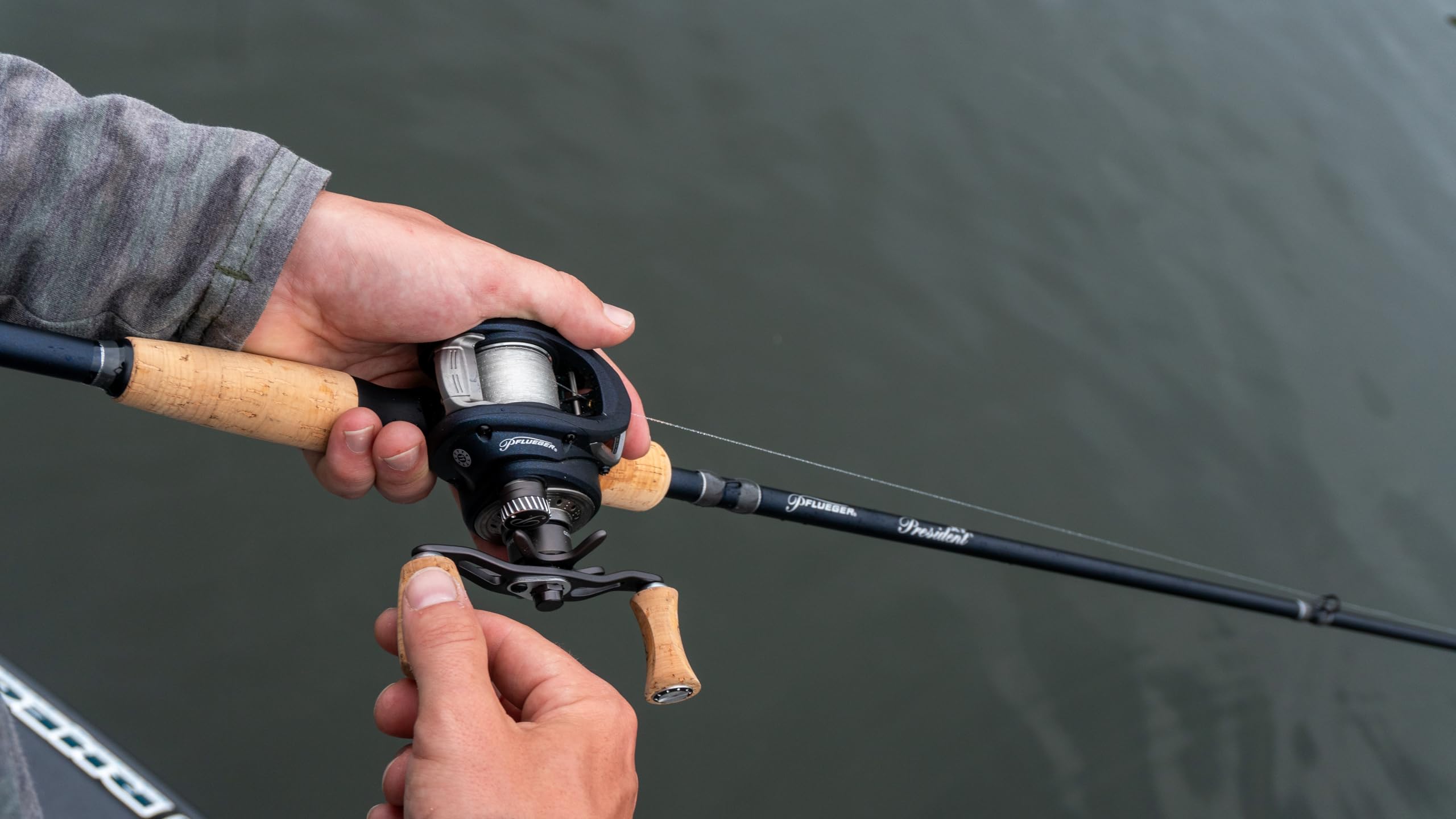 Pflueger President XT on-water scene showcasing reliable casting and control