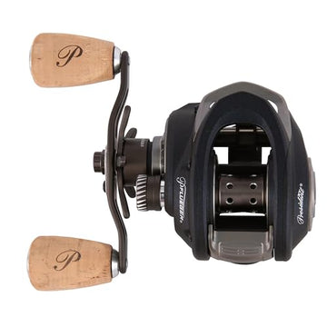 Pflueger President XT premium cork knobs give a secure, comfortable grip.