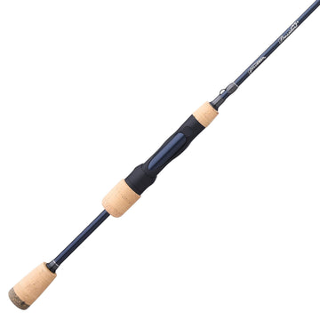 Pflueger President XT 6'6 assembled shows lightweight graphite for sensitive bite detection.