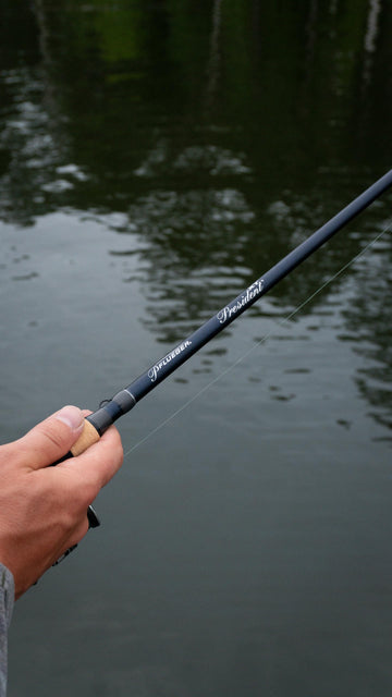 Pflueger President XT in-hand shot conveys balanced design for steady casting.