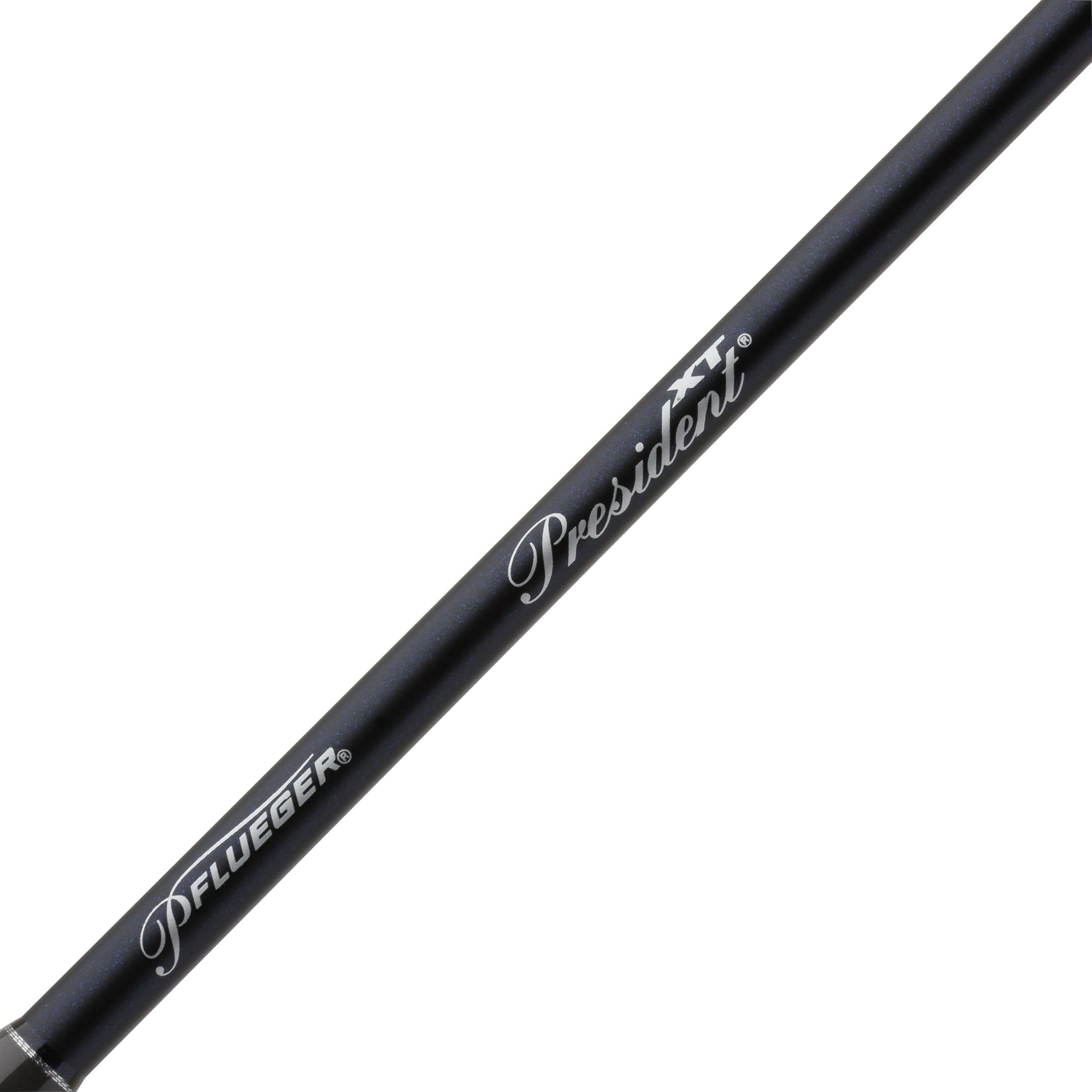 Pflueger President XT aluminum spool ensures braid-ready durability.