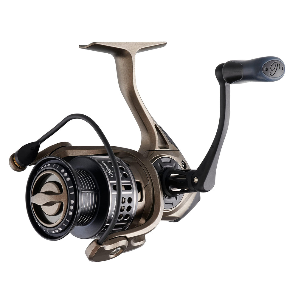 Pflueger Supreme 35 machined aluminum spool for braid-ready line control.
