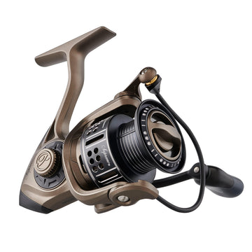 Pflueger Supreme 35 magnesium frame offers ultra-light durability for all-day casting.