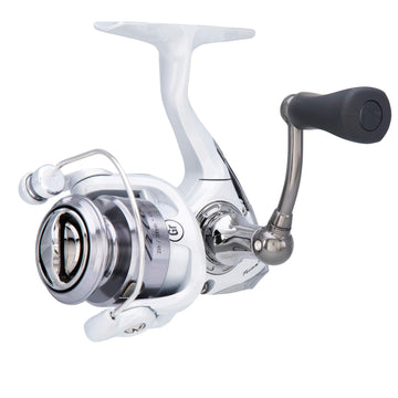 Pflueger Trion spinning reel graphite body enhances lightweight durability.