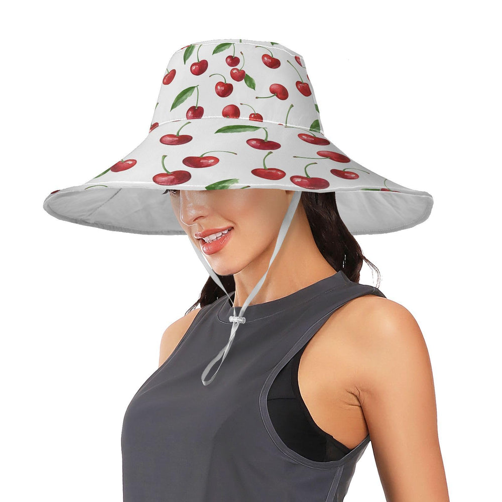 Pfrewn sun hat with UPF 50+ and wide brim shielding face and neck