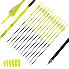 PG1ARCHERY 30inch arrow with ventilation system improves flight stability for target practice.