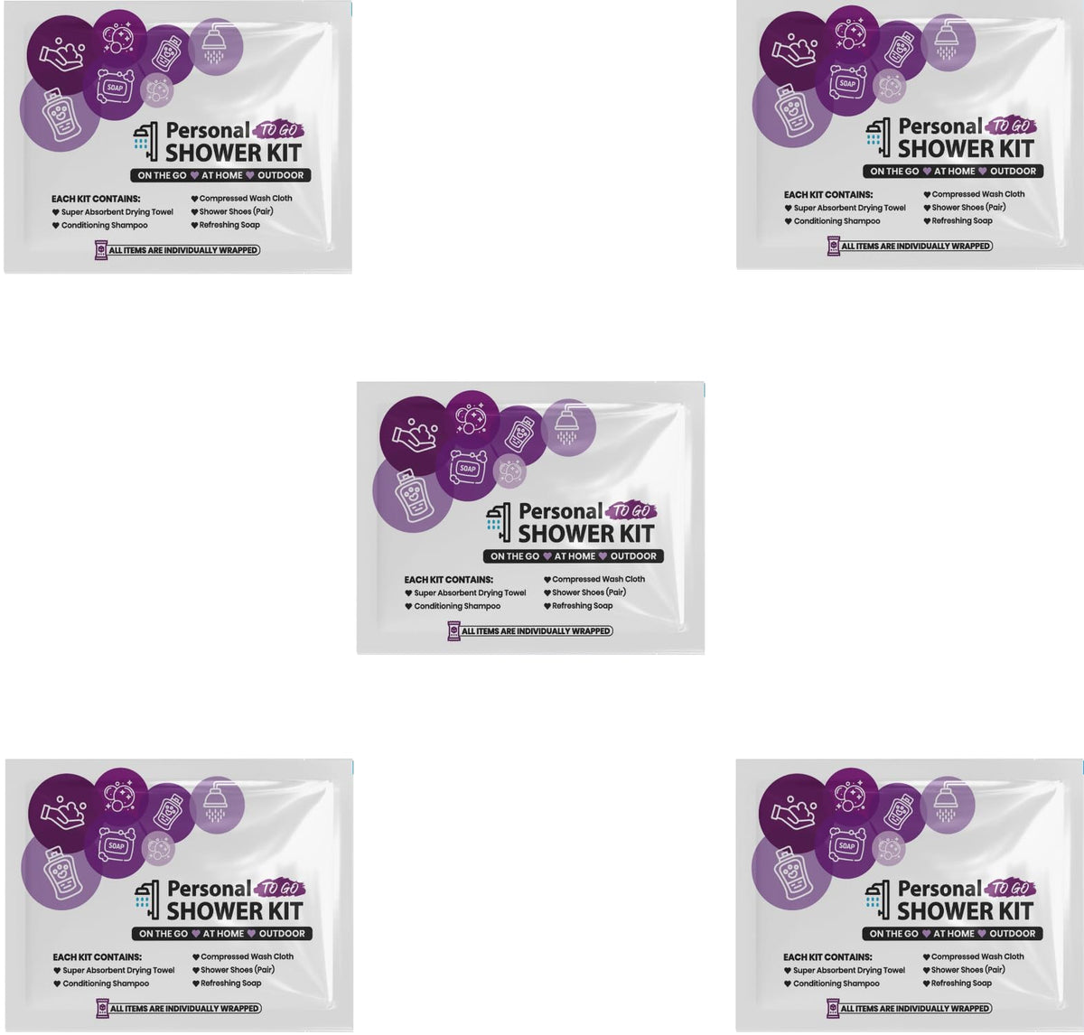pH Advantage compact shower kit packaging highlights portable hygiene for travel