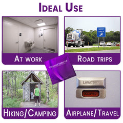 pH Advantage Personal Toilet Kit To Go below the belt wipes for fresh comfort.