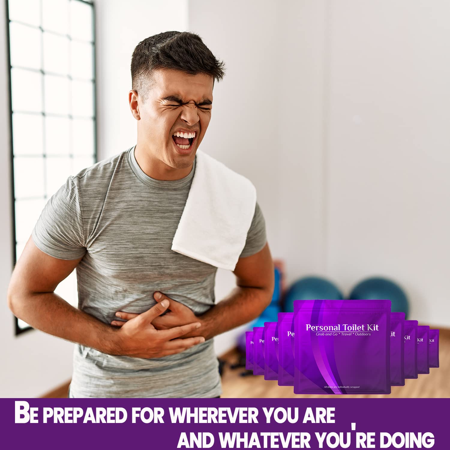 pH Advantage Personal Toilet Kit To Go hand cleansing wipes for quick refresh.