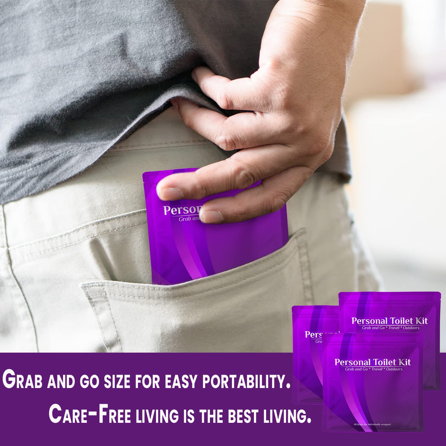 pH Advantage Personal Toilet Kit To Go travel-ready kit for busy days.