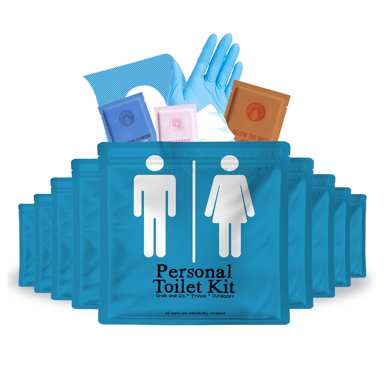 pH Advantage Personal Toilet Kit To Go front view, portable protection for travel.
