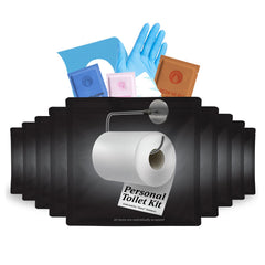 pH Advantage glove included in the Personal Toilet Kit To Go for hygienic on-the-go use.