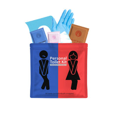 pH Advantage Public Restroom Kit gloves and wipes for hygiene on the go.