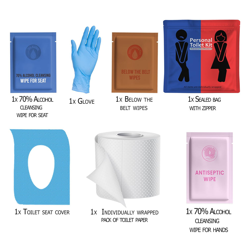 pH Advantage Public Restroom Kit toilet paper packet for private hygiene anywhere.