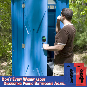 pH Advantage Public Restroom Kit zip-top bag for portable hygiene kit carrying.