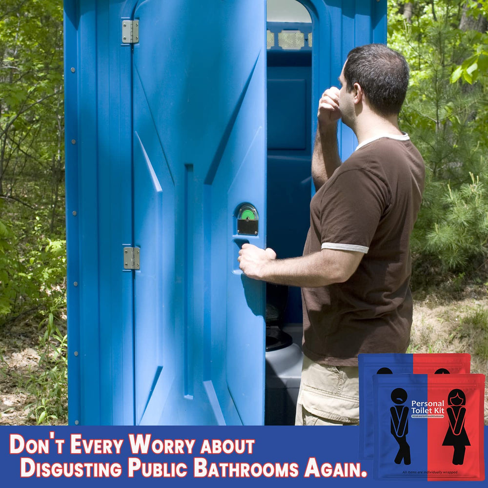 pH Advantage Public Restroom Kit zip-top bag for portable hygiene kit carrying.