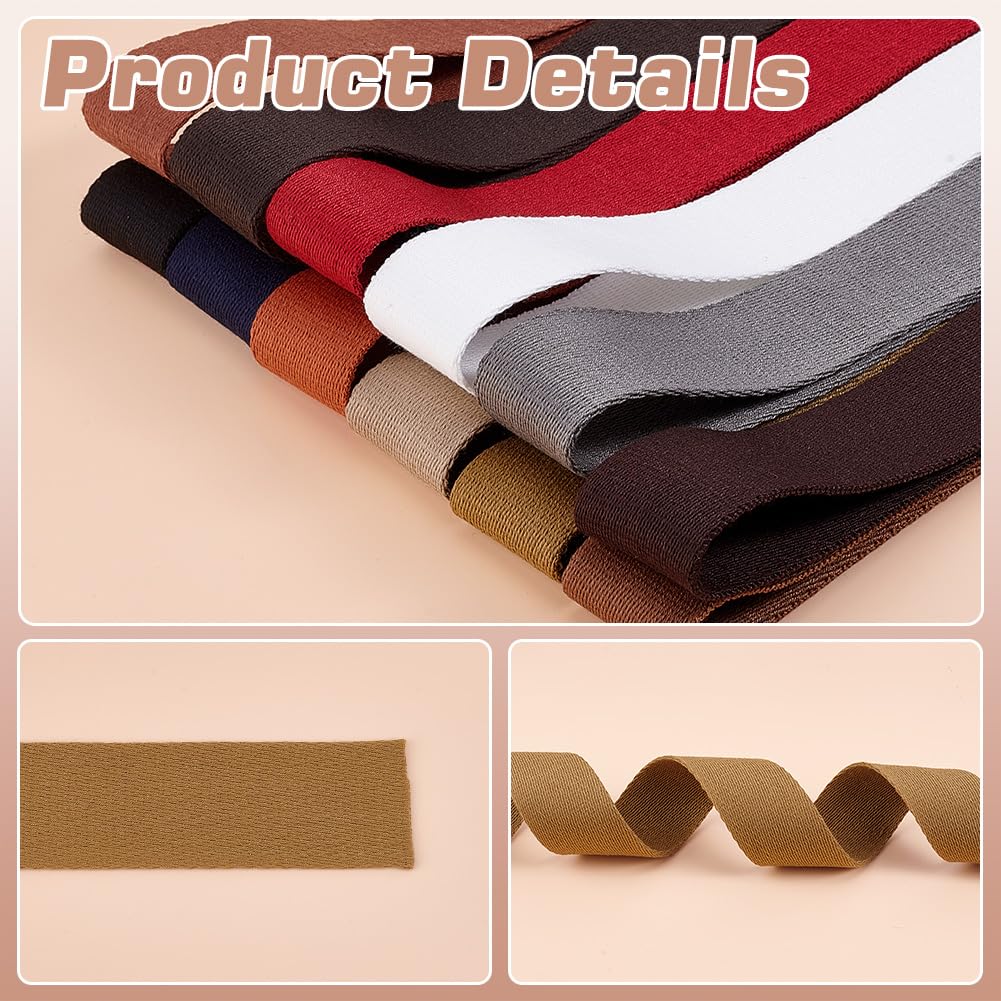 PH PandaHall 12-roll cotton webbing package in warm colors
