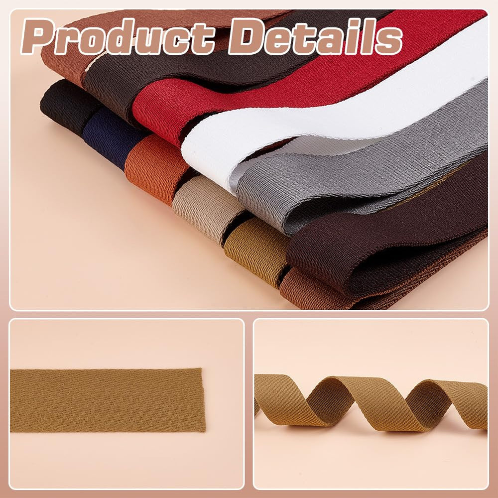 PH PandaHall 12-roll cotton webbing package in warm colors