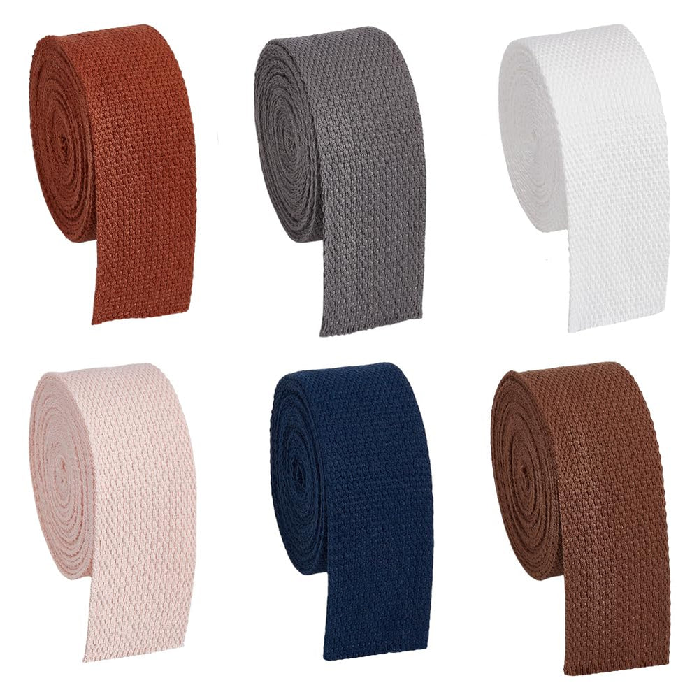 PH PandaHall blue cotton webbing roll for durable bag straps and DIY repairs.