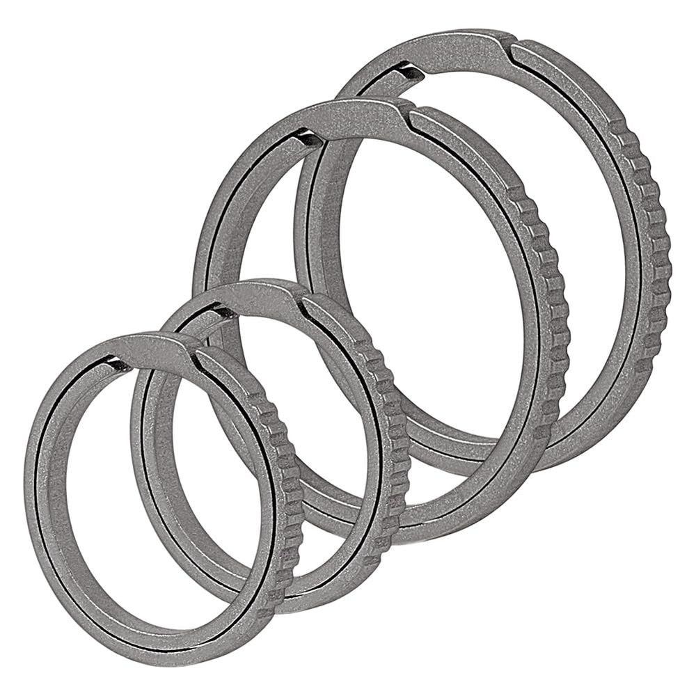 PH PandaHall titanium key rings set in 0.9 and 1.2 inches for versatile daily carry