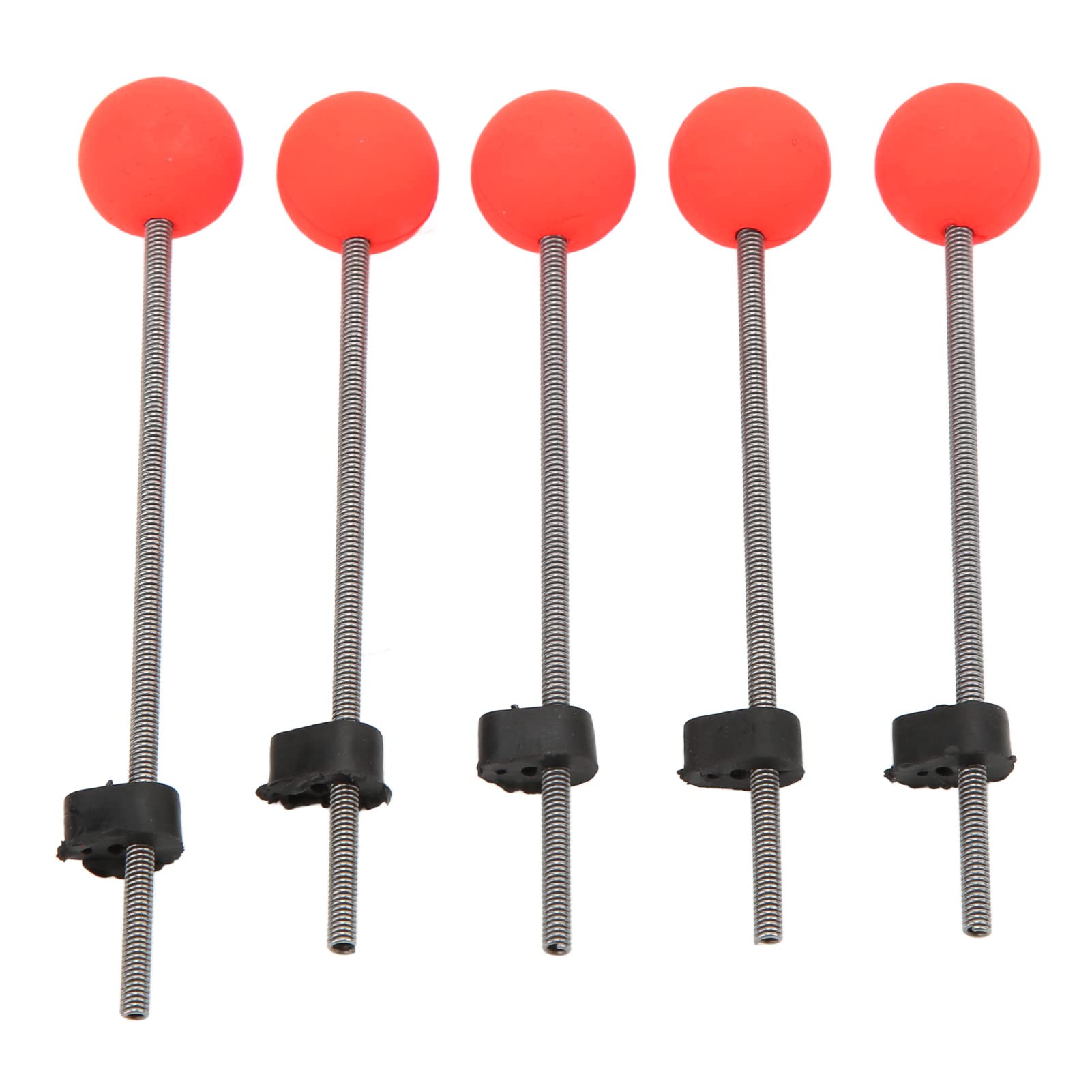 Phefop red ball spring ice fishing tip with visible strike cue